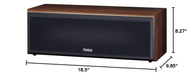 Alt view image 5 of 5 - Monitor Supreme Center 252 150W 2-Way Enclosed Speaker, Mocca