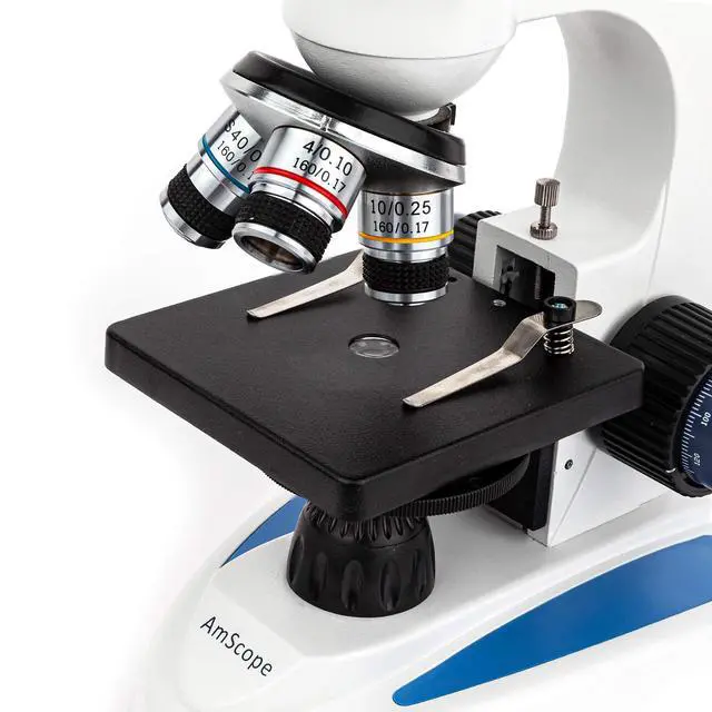 Alt view image 2 of 6 - 40X-1000X Biology Science Metal Glass Student Microscope with USB Digital Camera + Slide Preparation Kit - M158C-SP14-E