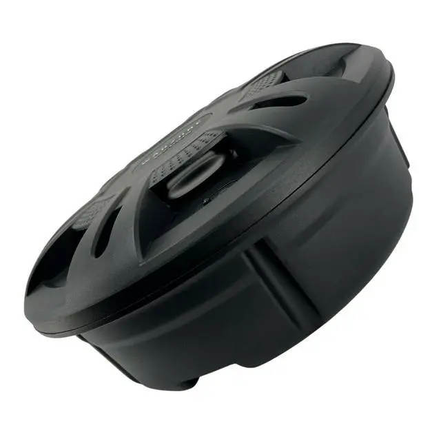 Alt view image 5 of 6 - Warzone WZ10US 10" Pro Audio Active Compact Spare Tire Slim Aluminum 1000 Watts 2 Ohm Subwoofer Powerful Loud Speaker with Bass Volume Control Knob