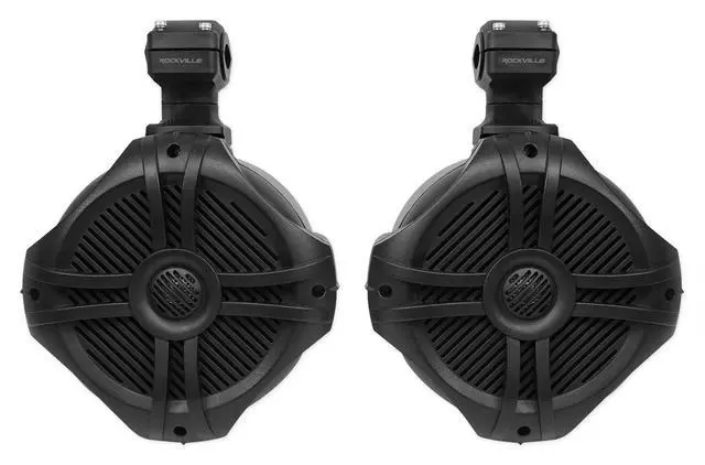 Alt view image 6 of 6 - RMSTS69 Bundle: (1) Pair 6x9 125W RMS / 500W Peak Marine Waterproof Speakers, (1) Pair RWB70B 6.5" 150W RMS / 250W Peak Marine Wakeboard Speakers, Fully Marinized, 2-Items