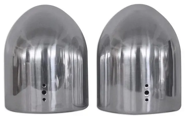 Alt view image 2 of 6 - MAC90S Bundle: (2) 8 in Polished Silver Aluminum Wakeboard Tower Speaker Enclosures, (2) RWBC80 Neoprene Protective Covers for Marine Use, 4-Items