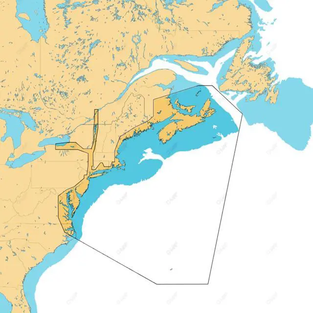 Main image of Reveal Coastal - Nova Scotia to Chesapeake Bay, Map Card for Marine GPS Navigation