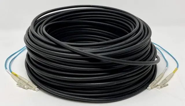 Main image of Direct Burial/Outdoor LC-LC 2-Strand Fiber Optic Cable - OM3 Multimode (50/125) - 25M (82ft)