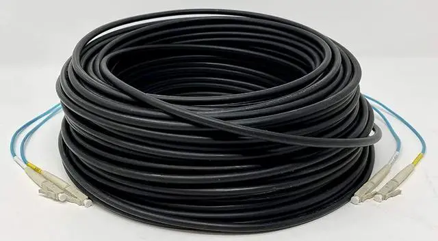 Alt view image 2 of 2 - Direct Burial/Outdoor LC-LC 2-Strand Fiber Optic Cable - OM3 Multimode (50/125) - 25M (82ft)