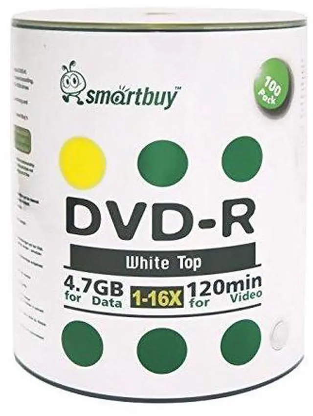 Main image of 4.7gb/120min 16x DVD-R White Top Blank Data Video Recordable Media Disc (600-Disc)