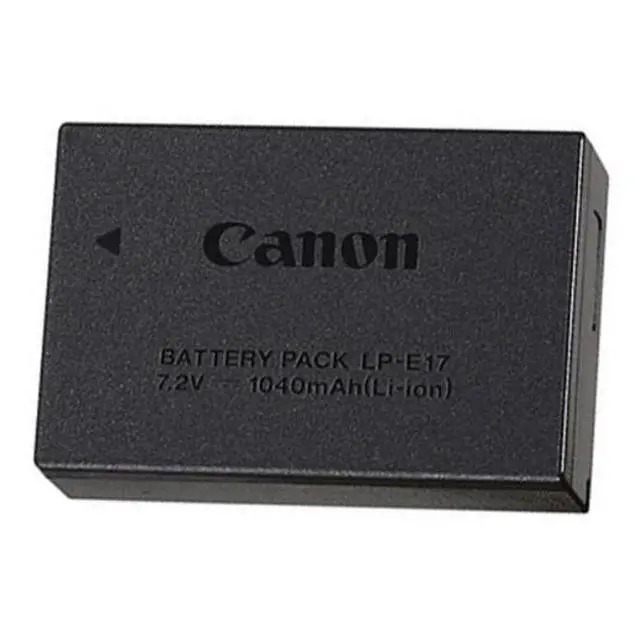Alt view image 2 of 3 - 2-Pack LP-E17 Lithium-Ion Battery Pack for EOS & Mirrorless Cameras including S 77D, M3, R50, R100, M5, R8, M6 Mark II, R10, RP, Rebel T8i, T7i, T6i, SL3, SL2 (Bulk Packaging)
