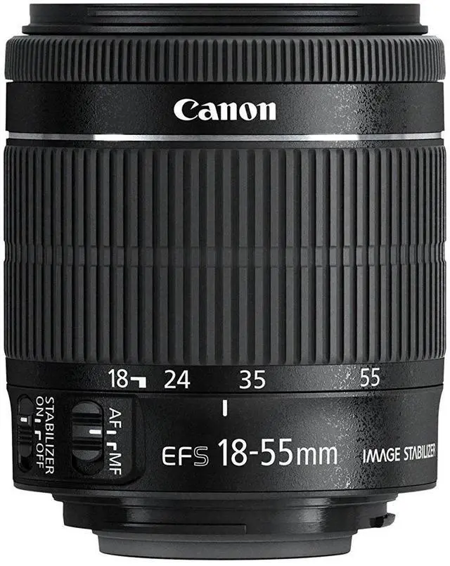 Alt view image 4 of 4 - EF-S 18-55mm f/3.5-5.6 is STM Camera Lens