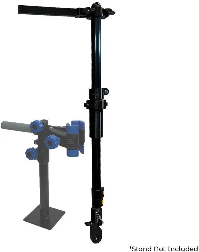 Alt view image 4 of 6 - Transducer Pole with Deck Stand Mount (Stand Not Included), Boat Mount, 30"-60" Telescoping for Garmin Livescope LVS34, LVS32, MEGA Live 1 & 2, & Active Target 1 & 2 (Bike Stand Pole)