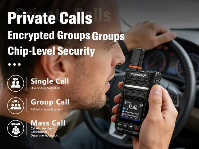 Alt view image 4 of 6 - Rapid Global Walkie Talkies Unlimited Range, TD-G18 PoC Radios Long Range 4G LTE Nationwide PTT Two Way Radio Long Distance 6000+Miles for Family Logistics Company-2pcs with SIM Card &Desktop