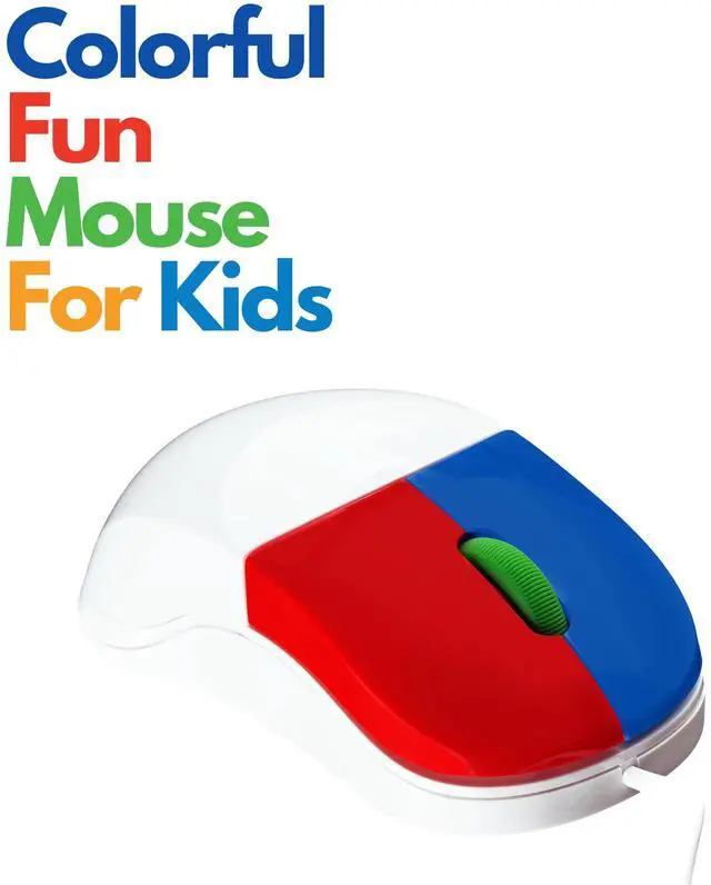 Alt view image 2 of 6 - Kids Mouse - Colorful Ergonomic USB Computer and Laptop - School and Home Computer - Wired Children Friendly Mouse Compatible with Windows, MAC OS, Chromebook - (Pack of 10 Mice)