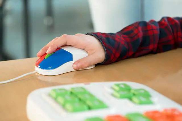 Alt view image 6 of 6 - Kids Mouse - Colorful Ergonomic USB Computer and Laptop - School and Home Computer - Wired Children Friendly Mouse Compatible with Windows, MAC OS, Chromebook - (Pack of 10 Mice)