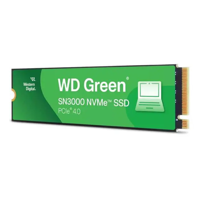 Alt view image 2 of 4 - 1TB WD Green SN3000 NVMe Internal SSD - Solid State Drive - Gen4 PCIe, M.2 2280, Up to 5,000 MB/s - WDS100T4G0E
