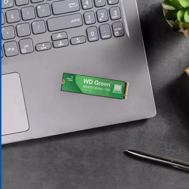 Alt view image 3 of 4 - 1TB WD Green SN3000 NVMe Internal SSD - Solid State Drive - Gen4 PCIe, M.2 2280, Up to 5,000 MB/s - WDS100T4G0E
