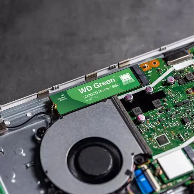 Alt view image 4 of 4 - 1TB WD Green SN3000 NVMe Internal SSD - Solid State Drive - Gen4 PCIe, M.2 2280, Up to 5,000 MB/s - WDS100T4G0E
