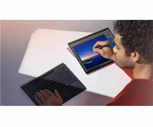 Alt view image 2 of 3 - Surface Pro 13" Keyboard with Slim Pen Black Keyboard, Black Pen