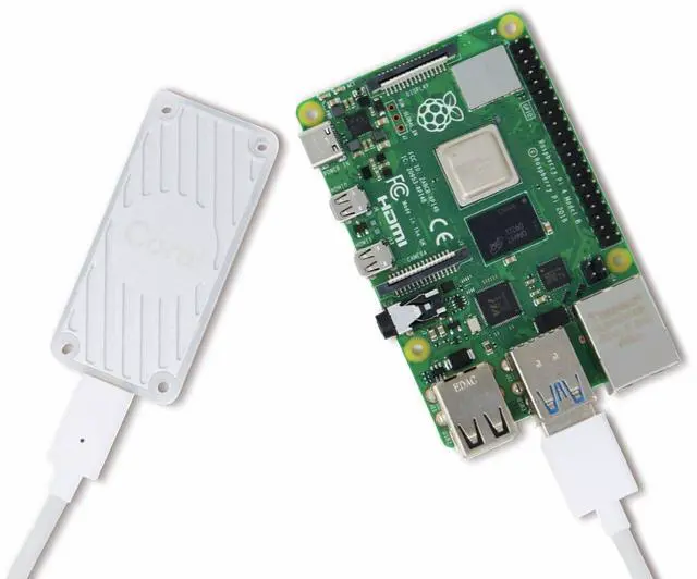Alt view image 4 of 6 - Coral USB Accelerator: ML Accelerator, USB 3.0 Type-C, Debian Linux Compatible