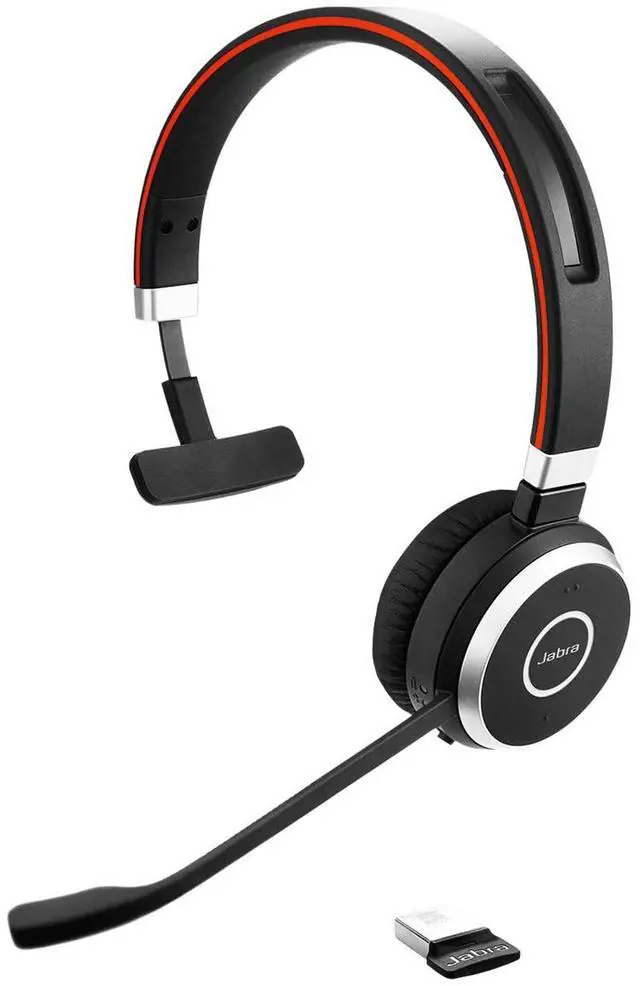 Main image of Evolve 65 SE Mono Wireless Headset - Bluetooth Headset with Noise-Cancelling Microphone, Long-Lasting Battery, and Dual Connectivity - MS Teams Certified, Works with All Other Platforms - Black