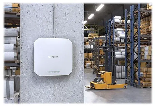 Alt view image 2 of 6 - Cloud Managed Wireless Access Point (WAX610) - WiFi 6 Dual-Band AX1800 Speed | Up to 200 Client Devices | 802.11ax | Insight Remote Management | PoE+ Powered or AC Adapter (not Included)