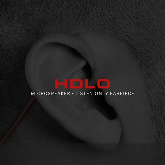 Alt view image 2 of 6 - HDLO - Tubeless, Covert High Definition 3.5mm Police Listen Only Earpiece (HDLO-3.5), Clear, 24 Inch