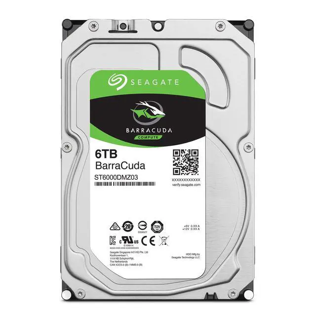 Alt view image 2 of 6 - BarraCuda 6TB Internal Hard Drive HDD 3.5 Inch SATA 6 Gb/s 5400 RPM 256MB Cache for Computer Desktop PC Frustration Free Packaging (ST6000DMZ03)