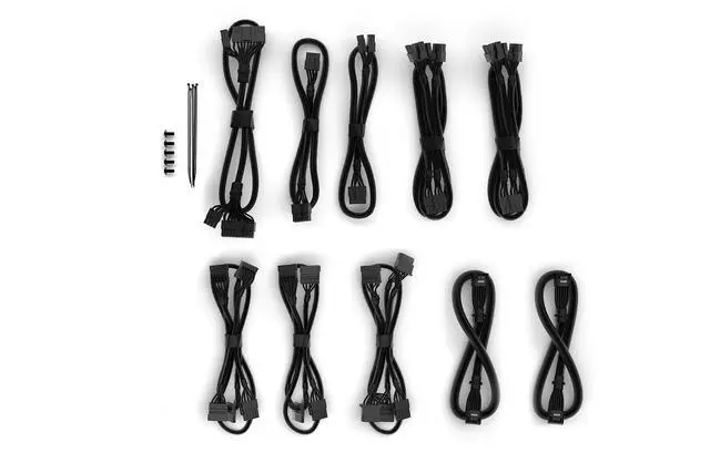 Alt view image 6 of 6 - Straight Power 12-1500w Modular Power Supply | 80 Plus Platinum ATX 3.1 Compliant | for PCIe 5.0 GPUs and GPUs with 6+2 pin connectors | Silent 135mm Fan | BN518