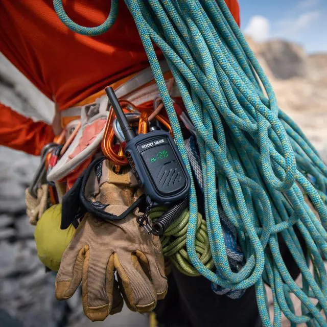 Alt view image 5 of 6 - Mountain Radio - Long Range Walkie Talkie, FRS Handheld Radio, 4 Day Battery Life, Max Durability, 2 Pack