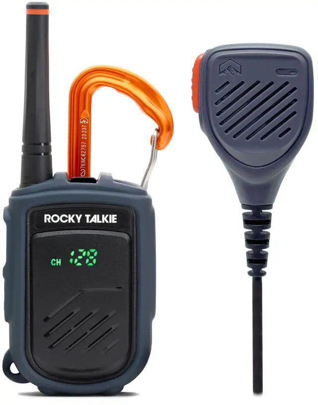 Main image of Mountain Radio with Waterproof Handmic - Long Range Walkie Talkie, FRS Handheld Radio, 4 Day Battery Life, Max Durability, 1 Pack