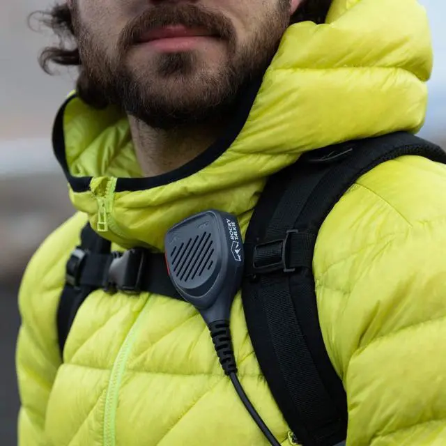 Alt view image 6 of 6 - Mountain Radio with Waterproof Handmic - Long Range Walkie Talkie, FRS Handheld Radio, 4 Day Battery Life, Max Durability, 1 Pack