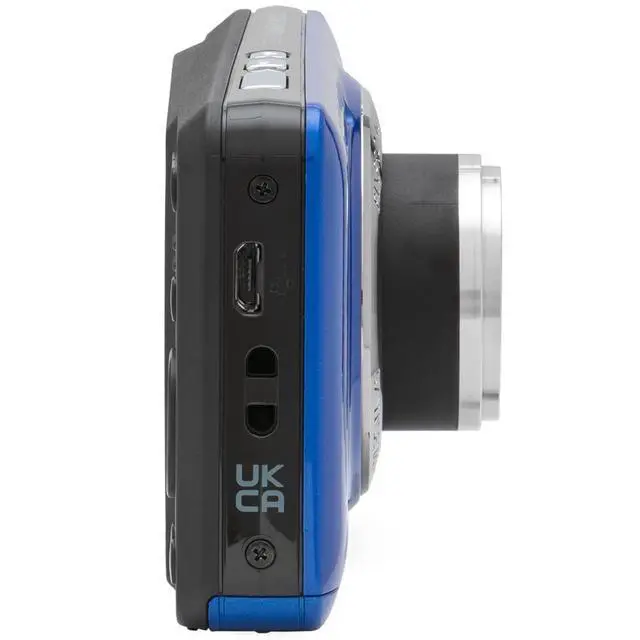 Alt view image 6 of 6 - FZ55BL PIXPRO Digital Camera Blue Bundle with Lexar 64GB High-Performance 800x UHS-I SDHC Memory Card Blue Series