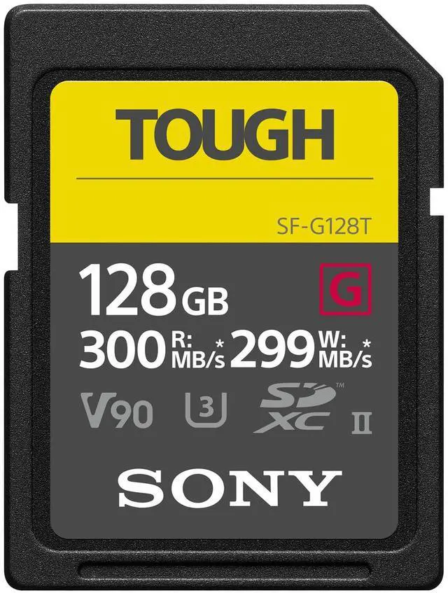 Main image of TOUGH-G series SDXC UHS-II Card 128GB, V90, CL10, U3, Max R300MB/S, W299MB/S (SF-G128T/T1)