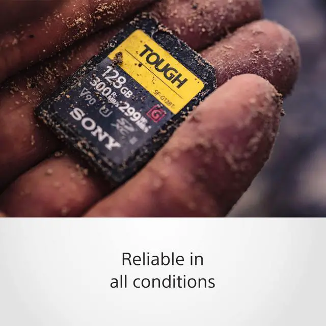 Alt view image 4 of 5 - TOUGH-G series SDXC UHS-II Card 128GB, V90, CL10, U3, Max R300MB/S, W299MB/S (SF-G128T/T1)