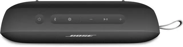 Alt view image 5 of 6 - SoundLink Flex Portable Bluetooth Speaker (2nd Gen), Outdoor Speaker with Hi-Fi Audio, Up to 12 Hours Battery, Waterproof and Dustproof, + Slinger Hard Travel Case & USB Plug (Black)