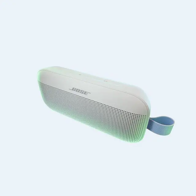 Alt view image 2 of 6 - NEW SoundLink Flex Portable Bluetooth Speaker (2nd Gen), Outdoor Speaker with Hi-Fi Audio, Up to 12 Hours Battery, Waterproof and Dustproof, + Slinger Hard Travel Case & USB Plug (Fog Gray)
