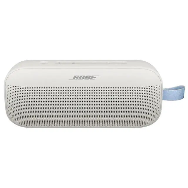 Alt view image 5 of 6 - NEW SoundLink Flex Portable Bluetooth Speaker (2nd Gen), Outdoor Speaker with Hi-Fi Audio, Up to 12 Hours Battery, Waterproof and Dustproof, + Slinger Hard Travel Case & USB Plug (Fog Gray)