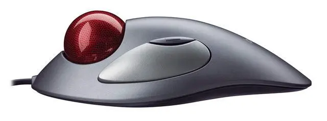 Alt view image 4 of 6 - Trackman Marble Trackball Mouse Wired USB Ergonomic Mouse for Computers, with 4 Programmable Buttons, Dark Gray