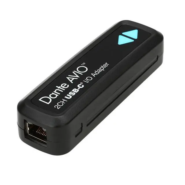 Alt view image 3 of 6 - ADP-USBC-AU-2X2 Dante AVIO USB-C IO Adapter