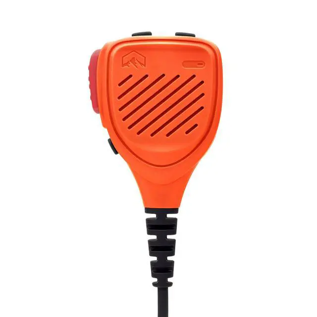 Alt view image 4 of 6 - Hi-Viz Expedition 5 Watt Radio with Waterproof Hand Mic - GMRS Radio with IP67 Waterproofing, Long Range Walkie Talkie, NOAA Weather Alerts, 5 Day Battery Life, 1 Pack