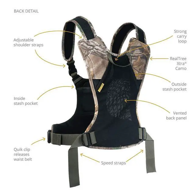 Alt view image 3 of 6 - Carrier CCS G3 Camera Harness System for One Camera, Camo, 1 Camera