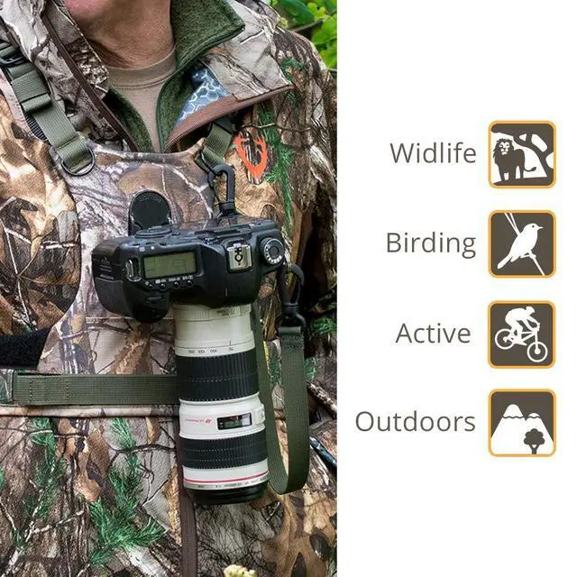 Alt view image 5 of 6 - Carrier CCS G3 Camera Harness System for One Camera, Camo, 1 Camera