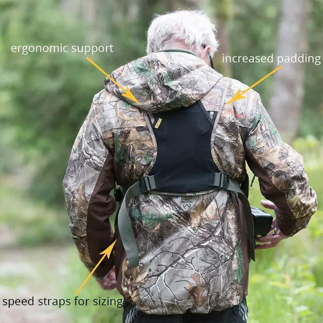 Alt view image 6 of 6 - Carrier CCS G3 Camera Harness System for One Camera, Camo, 1 Camera