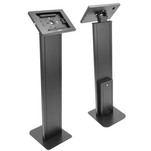 Alt view image 2 of 6 - Anti-Theft iPad Floor Stand Kiosk, Locking Tablet Floor Stand for iPad Gen 711 & A16, Air & Pro (10.2"11"), Commercial Kiosk for Retail, Lobby & Trade Show, Black