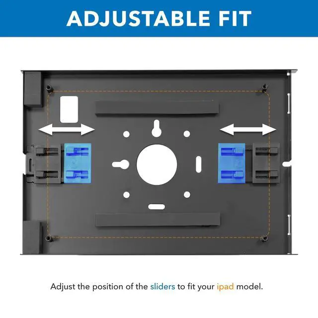 Alt view image 6 of 6 - Anti-Theft iPad Floor Stand Kiosk, Locking Tablet Floor Stand for iPad Gen 711 & A16, Air & Pro (10.2"11"), Commercial Kiosk for Retail, Lobby & Trade Show, Black