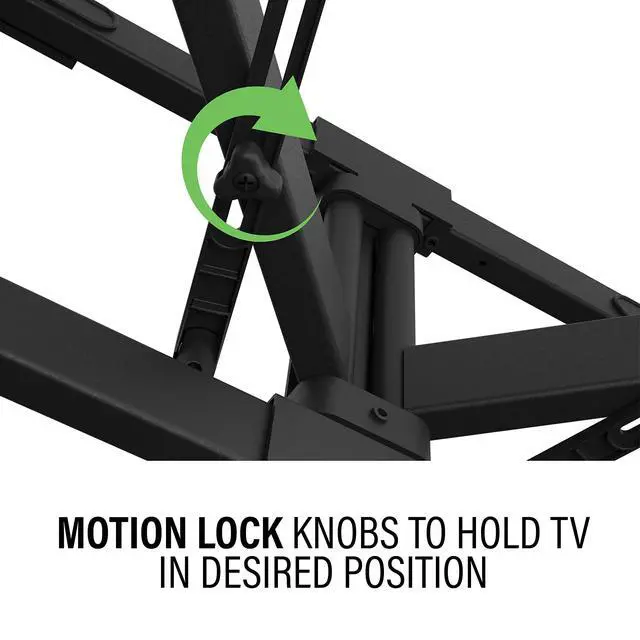 Alt view image 4 of 6 - Premium Outdoor TV Mount - Weatherproof Full-Motion Mount for 40"-85" TVs with 25" of Smooth Extension - Corrosion Resistant Coating Plus Stainless Steel Hardware - VODLF125