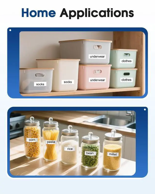 Alt view image 6 of 6 - 100-Pack TZe-231 Label Tape Compatible for Brother TZe TZ Tape 12mm 0.47 Laminated White TZe231 TZ-231 Refills for P Touch Label Maker PT-D220 D210 H110 D400 D610BT 1280 D600, 1/2" x 26.2'