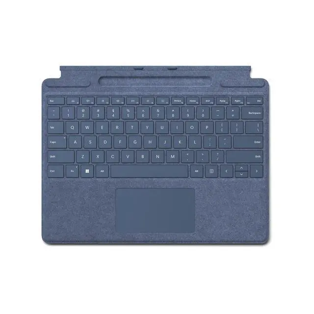Alt view image 2 of 5 - Surface Pro Signature Keyboard with Slim Pen 2 Bundle, Sapphire Colour Keyboard