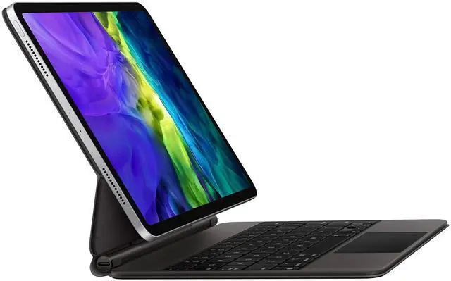 Main image of Magic Keyboard: iPad Keyboard case for iPad Pro 11-inch (1st, 2nd, 3rd, 4th gen) and iPad Air (4th, 5th gen, and M2), Great Typing Experience, Built-in trackpad, Italian - Black
