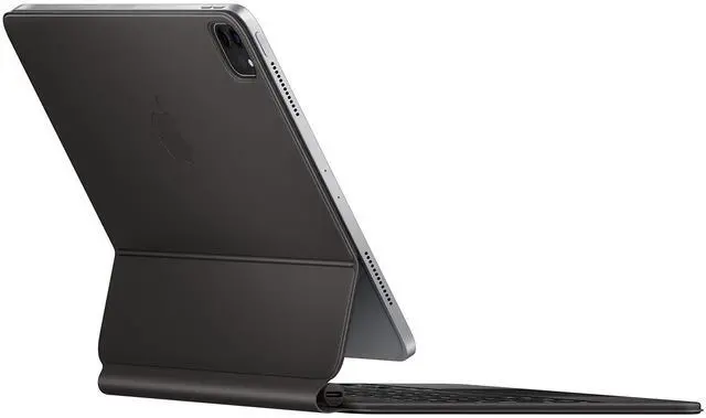 Alt view image 4 of 6 - Magic Keyboard: iPad Keyboard case for iPad Pro 11-inch (1st, 2nd, 3rd, 4th gen) and iPad Air (4th, 5th gen, and M2), Great Typing Experience, Built-in trackpad, Danish - Black