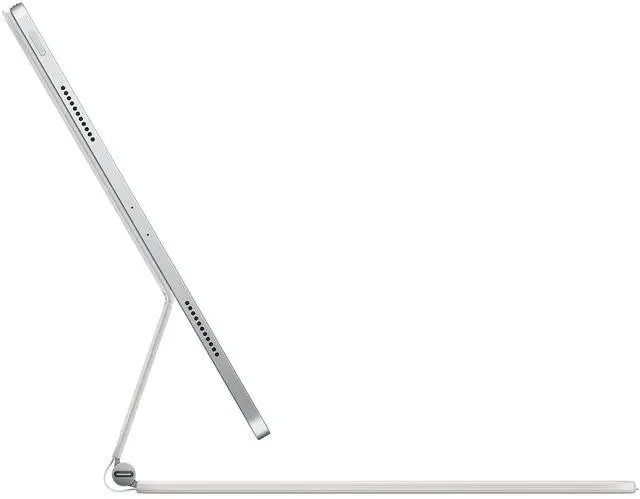 Alt view image 4 of 6 - Magic Keyboard: iPad Keyboard and case for iPad Pro 12.9 inch (3rd, 4th, 5th and 6th gen) and iPad Air (M2), Great Typing Experience, Built-in trackpad, Ukrainian - White