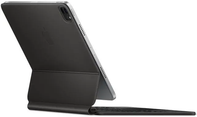 Alt view image 4 of 4 - Magic Keyboard: iPad Keyboard case for iPad Pro 11-inch (1st, 2nd, 3rd, 4th gen) and iPad Air (4th, 5th gen, and M2), Great Typing Experience, Built-in trackpad, Ukrainian - Black
