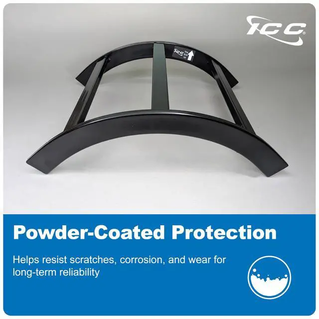 Alt view image 6 of 6 - Cable Runway Rack 90° Outside Corner, 16-Gauge Steel, Made in USA